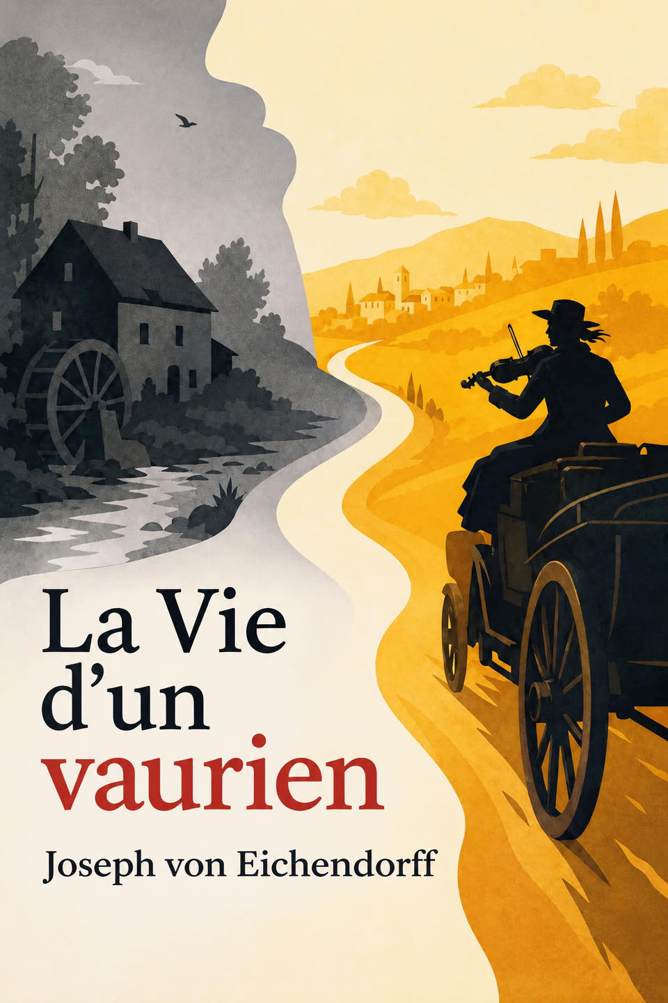 La Vie d’un vaurien by Joseph von Eichendorff, the cover