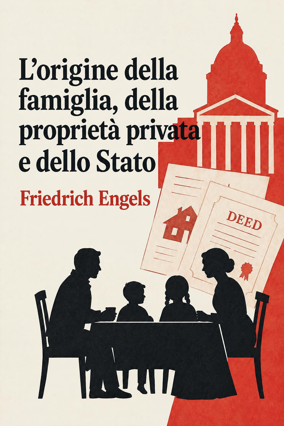 L’origine della famiglia, della proprietà privata e dello Stato by Friedrich Engels, the cover