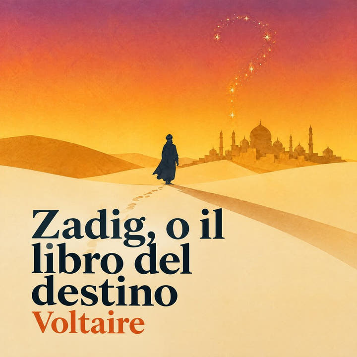 Zadig, o il libro del destino, the audiobook cover