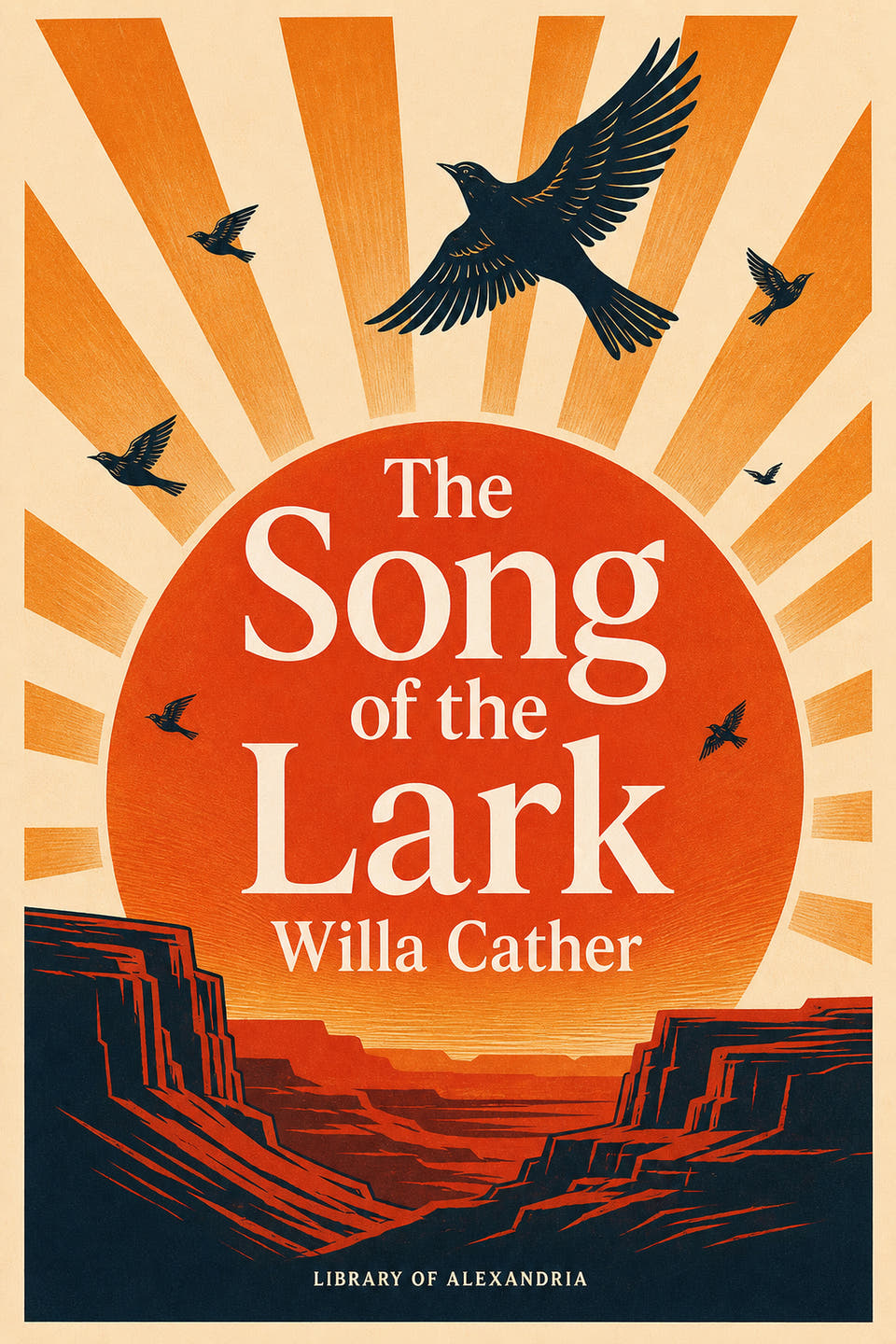 The Song of the Lark by Willa Cather, the cover