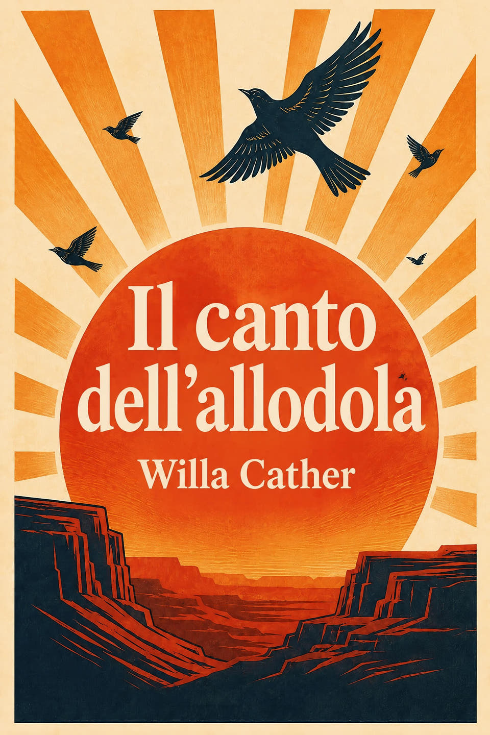 Il canto dell'allodola by Willa Cather, the cover
