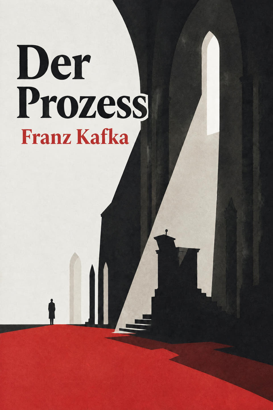 Der Prozess by Franz Kafka, the cover