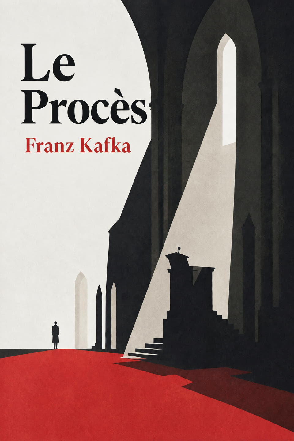 Le Procès by Franz Kafka, the cover