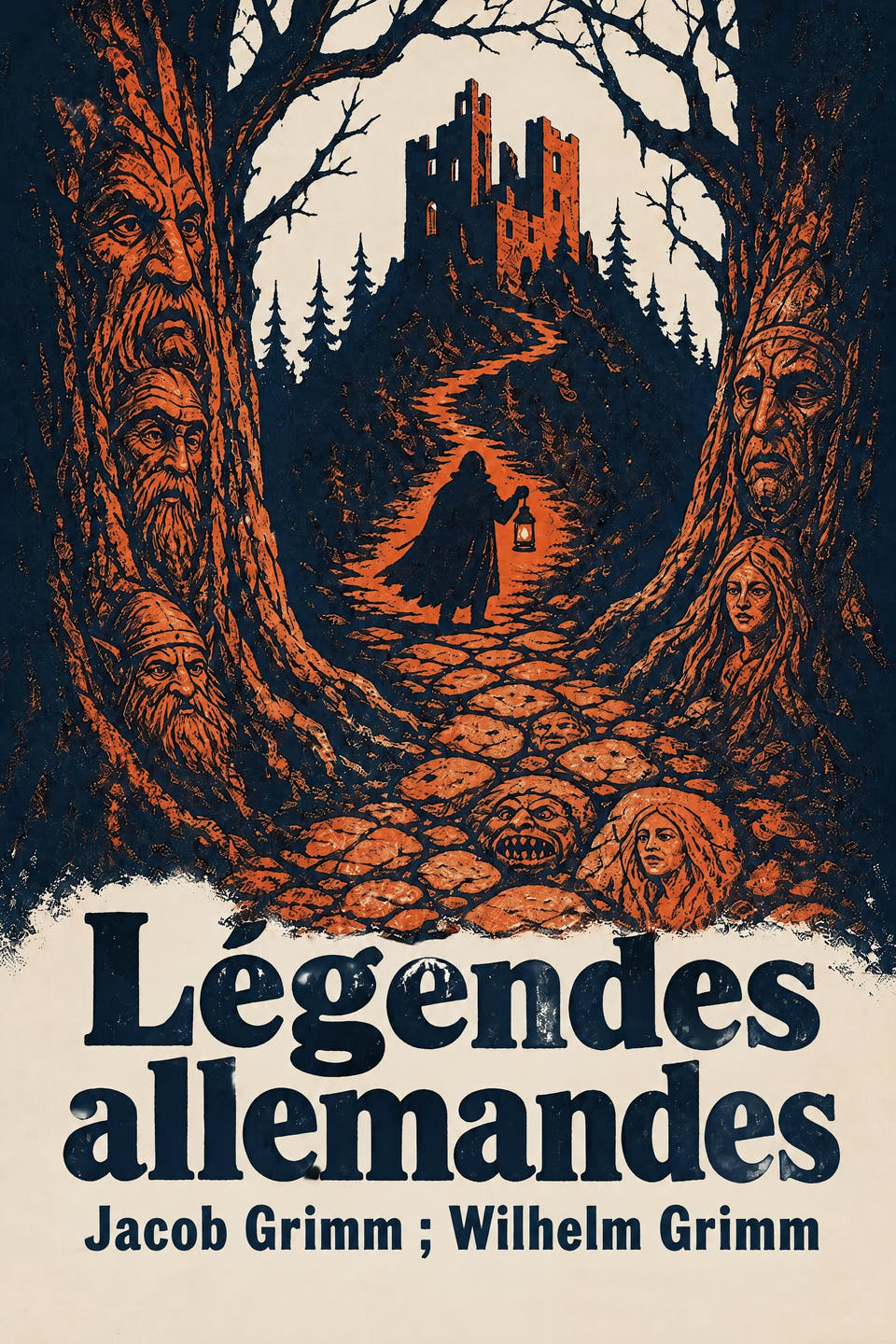 Légendes allemandes by Jacob Grimm ; Wilhelm Grimm, the cover