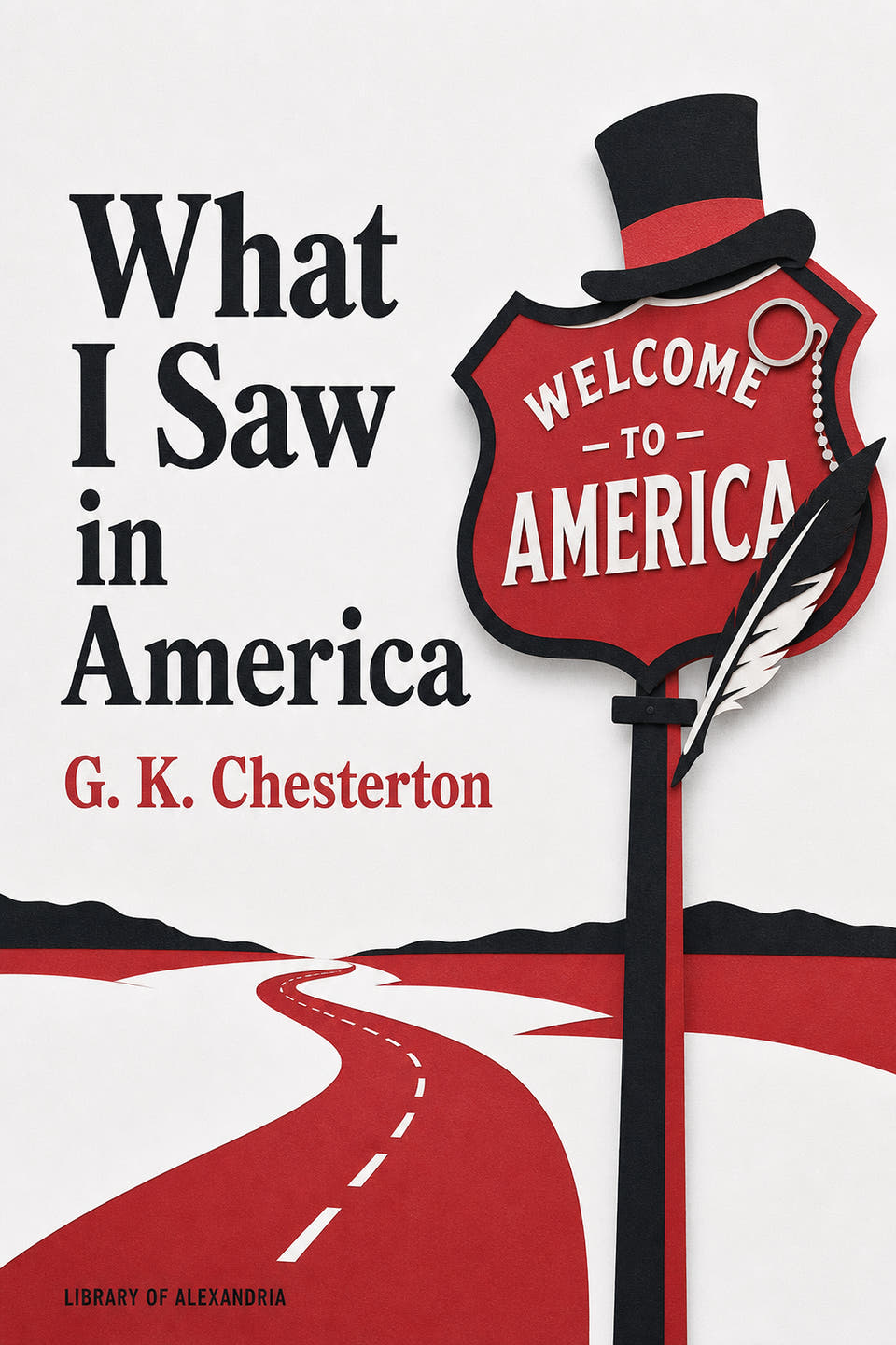 What I Saw in America by G. K. Chesterton, the cover
