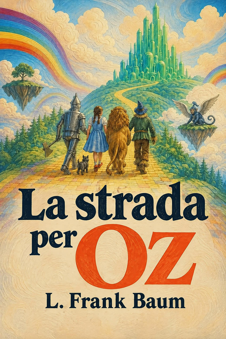 La strada per Oz by L. Frank Baum, the cover