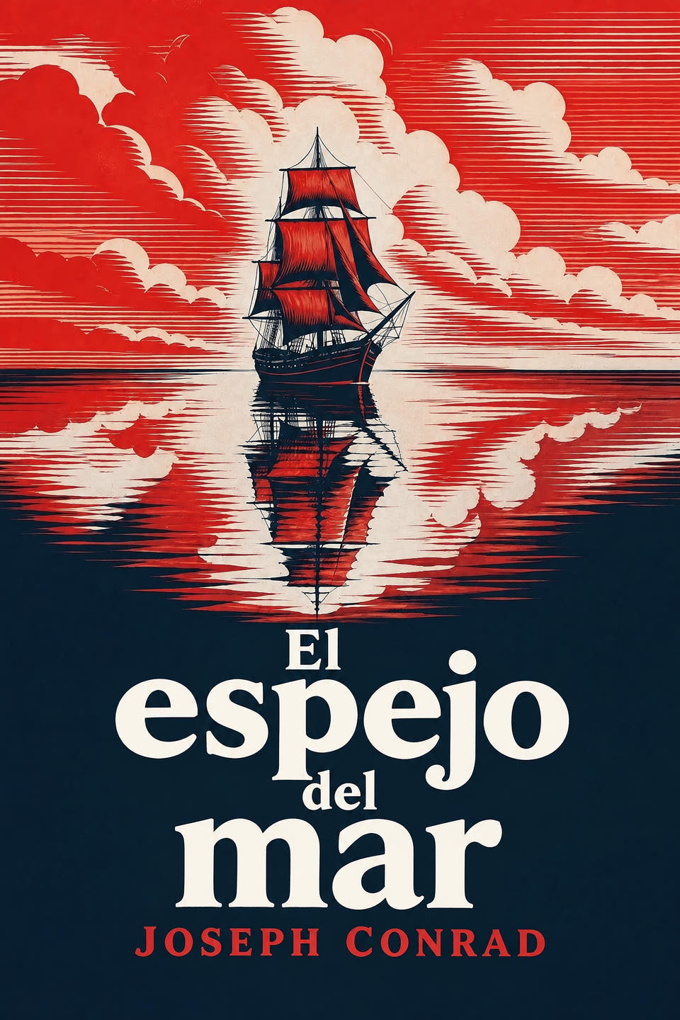 El espejo del mar by Joseph Conrad, the cover