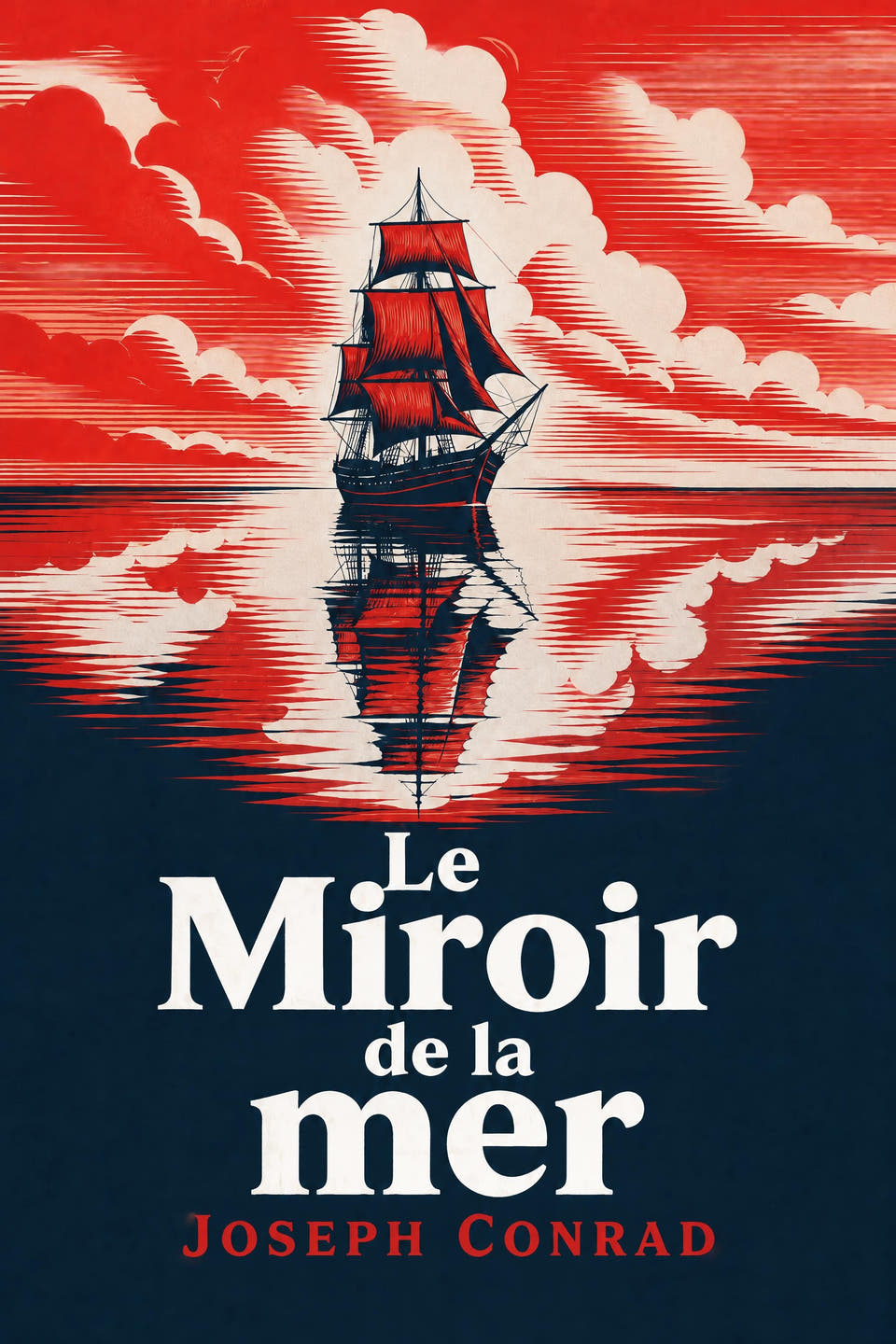Le Miroir de la mer by Joseph Conrad, the cover