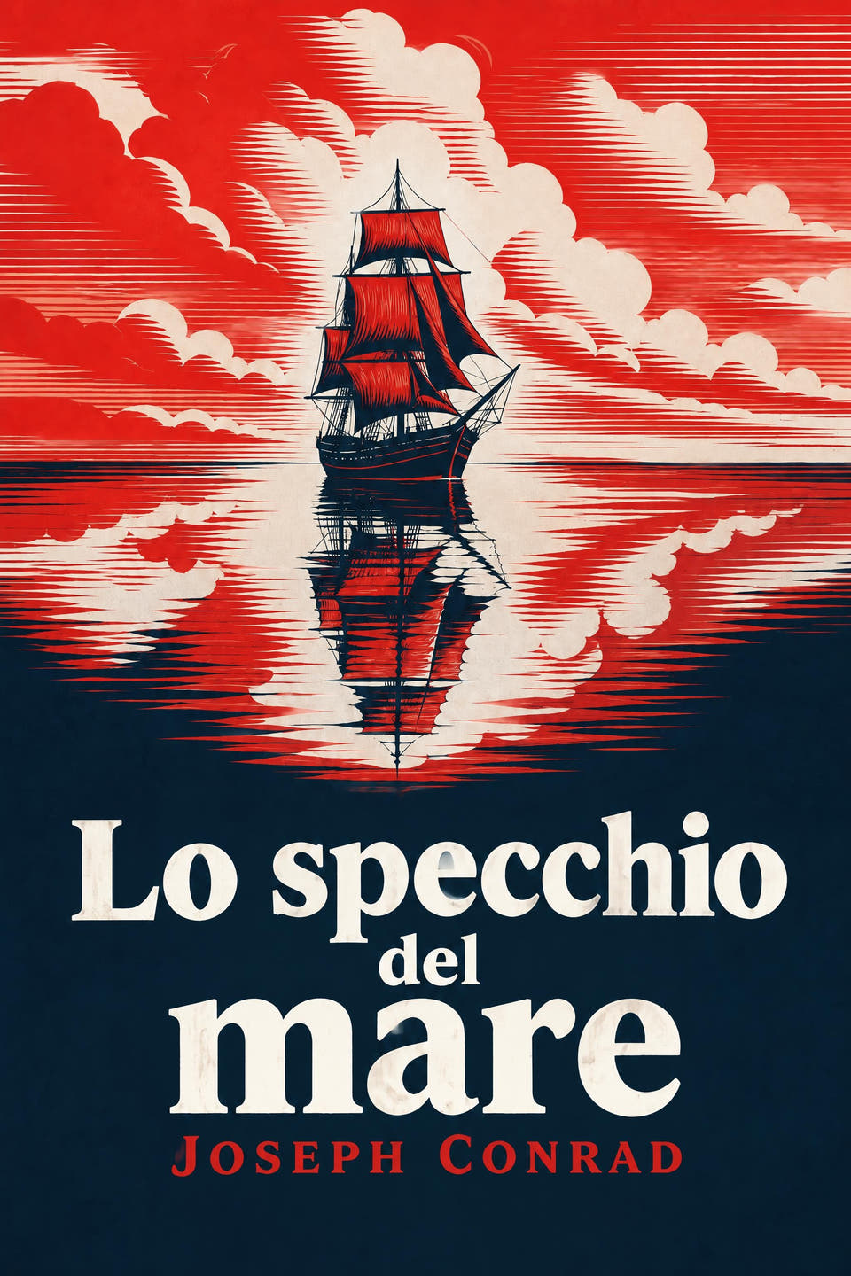 Lo specchio del mare by Joseph Conrad, the cover