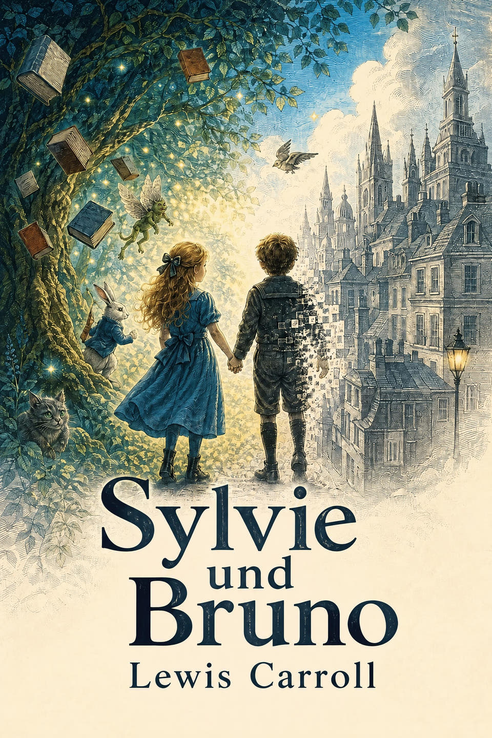 Sylvie und Bruno by Lewis Carroll, the cover