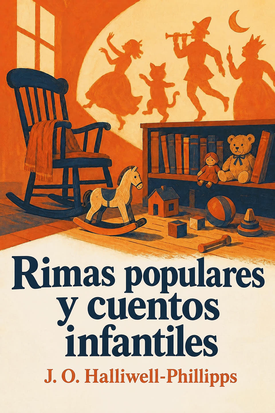 Rimas populares y cuentos infantiles by J. O. Halliwell-Phillipps, the cover