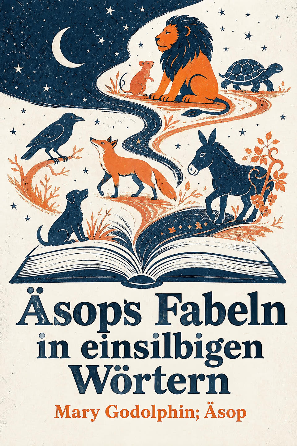 Äsops Fabeln in einsilbigen Wörtern by Mary Godolphin; Äsop, the cover