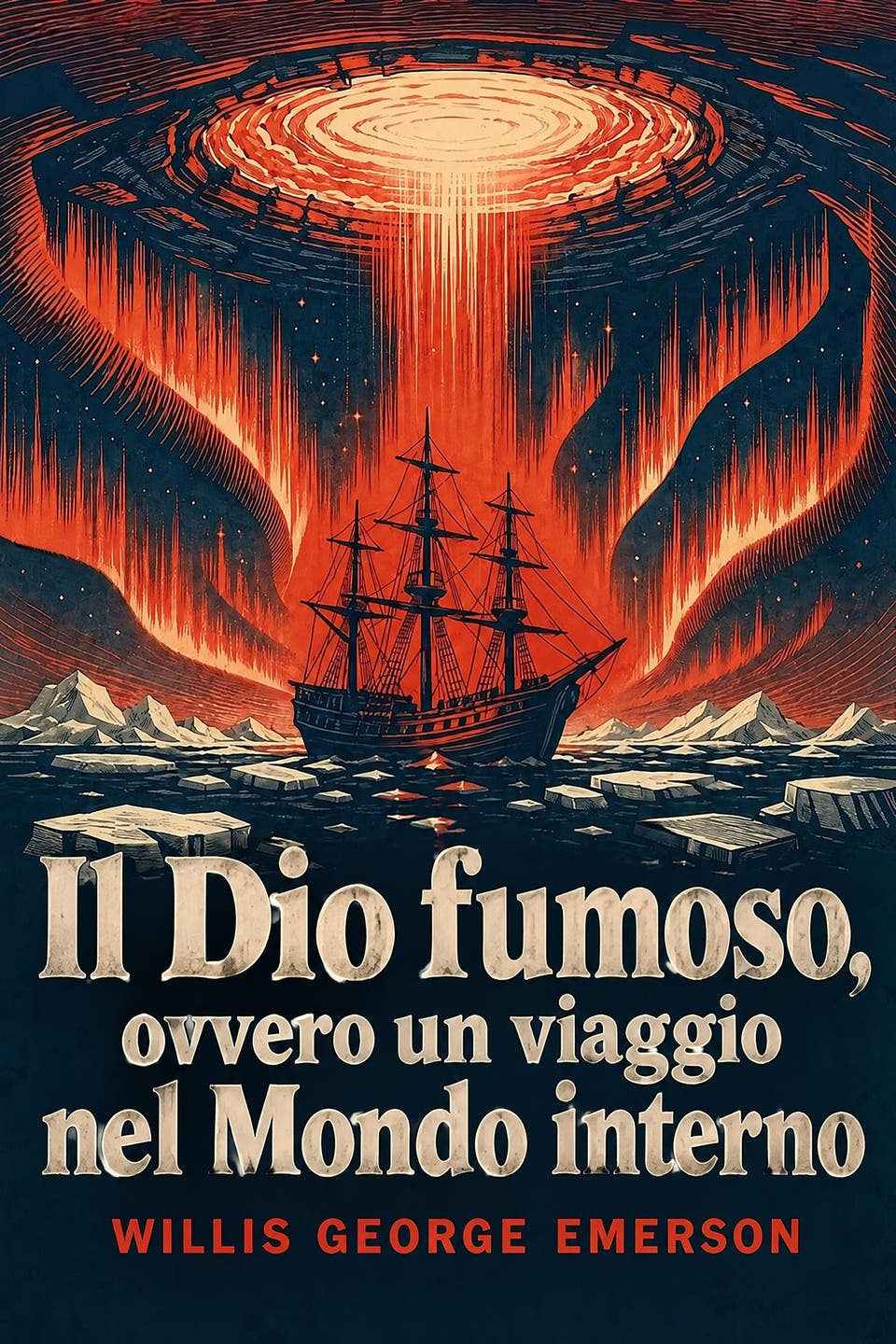 Il Dio fumoso, ovvero un viaggio nel Mondo interno di Willis George Emerson, la copertina