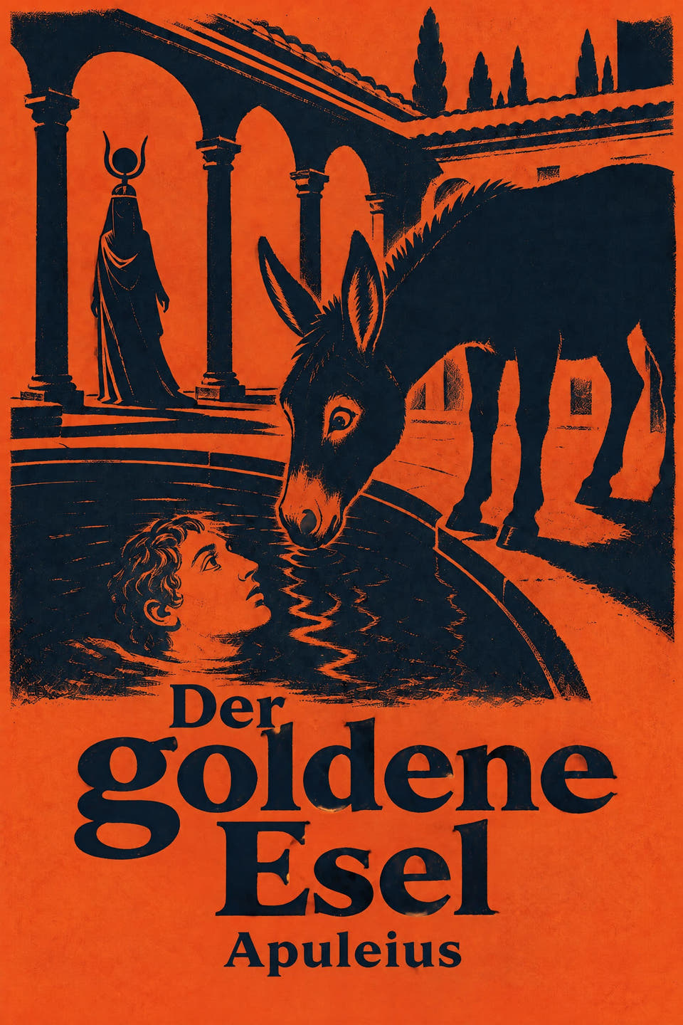 Der goldene Esel by Apuleius, the cover