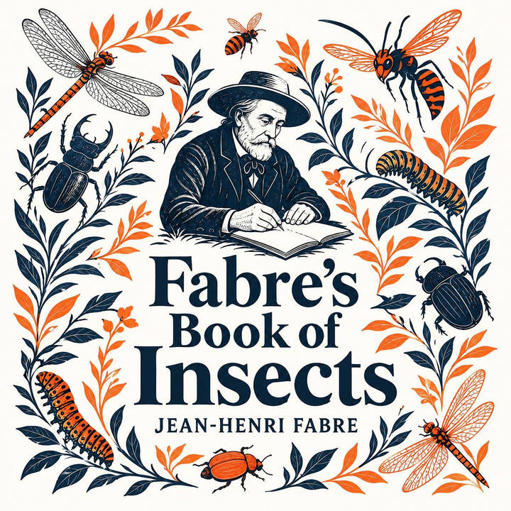Fabre's Book of Insects, the audiobook cover
