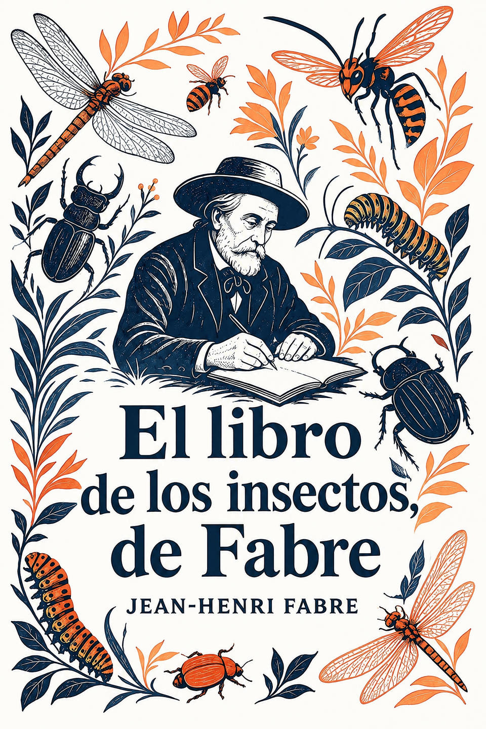 El libro de los insectos, de Fabre by Jean-Henri Fabre, the cover