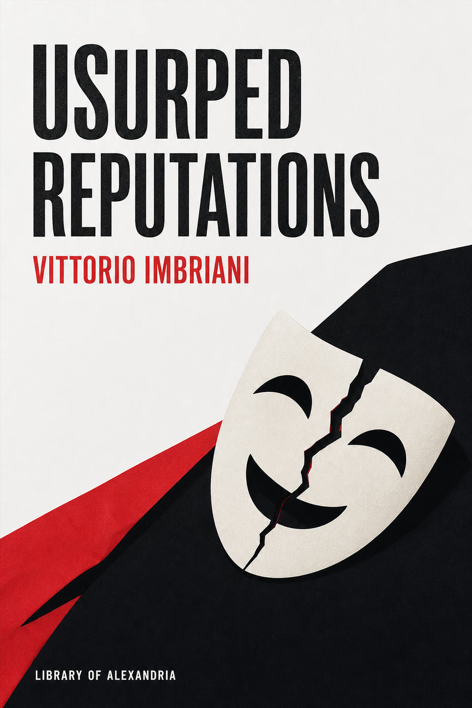 Usurped Reputations by Vittorio Imbriani, the cover