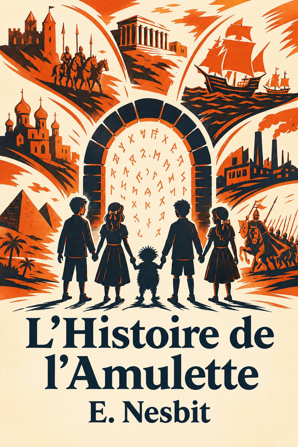 L’Histoire de l’Amulette by E. Nesbit, the cover