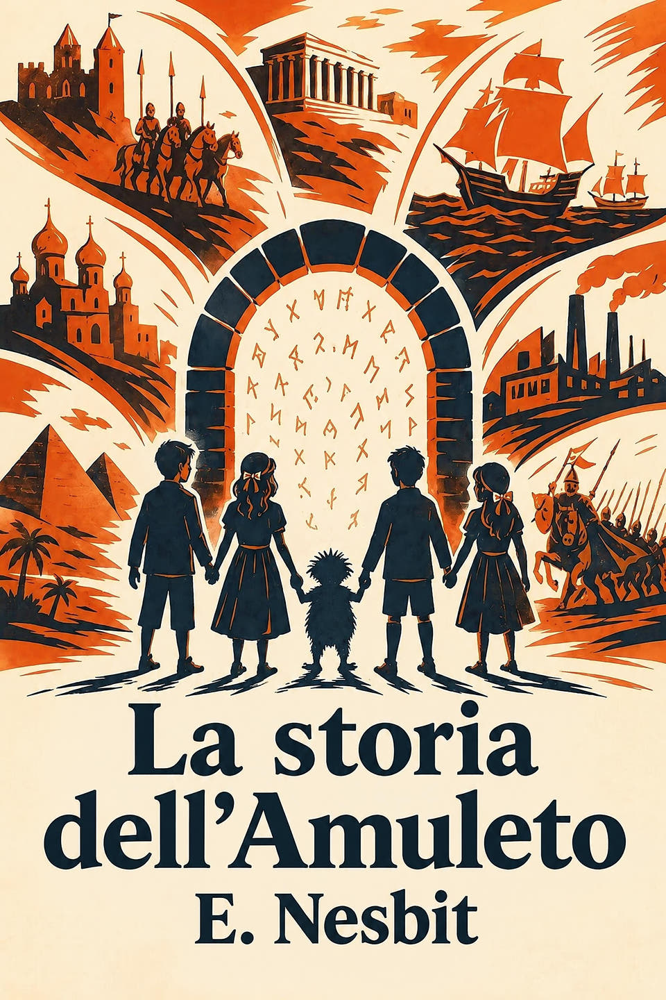 La storia dell’Amuleto by E. Nesbit, the cover