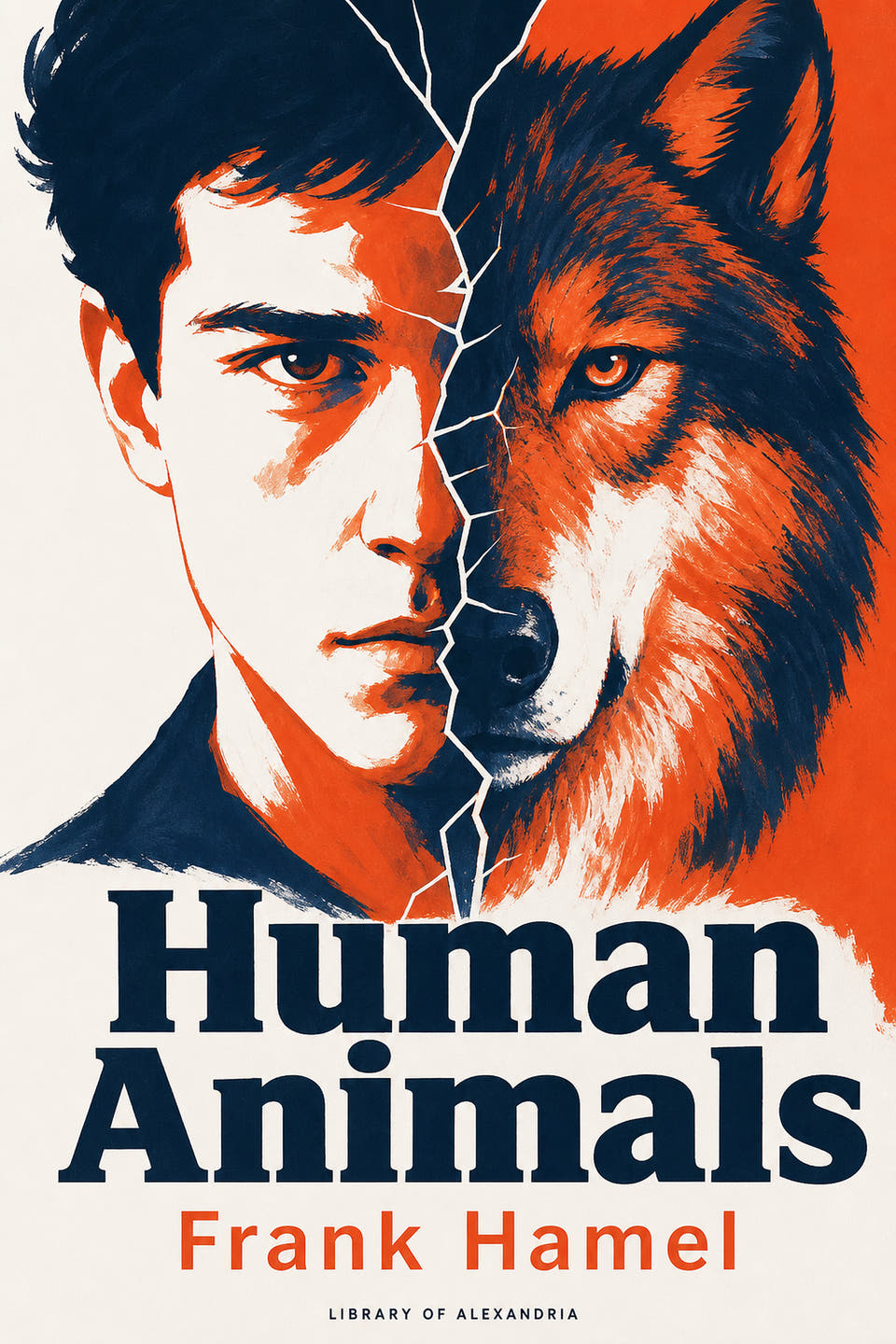 Human Animals by Frank Hamel, the cover