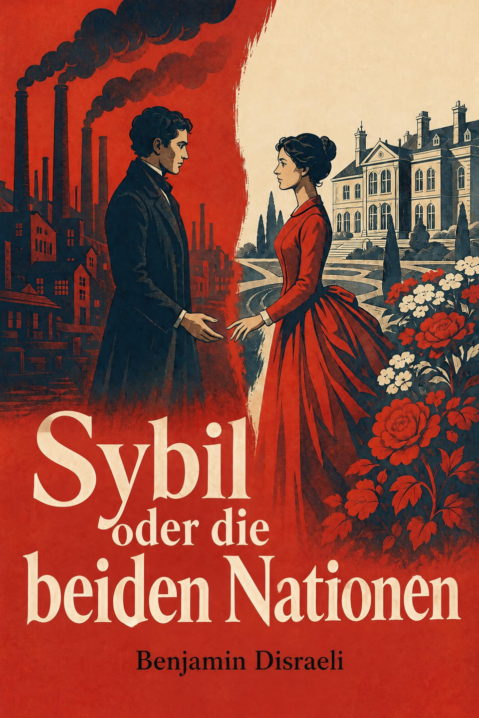 Sybil oder die beiden Nationen by Benjamin Disraeli, the cover