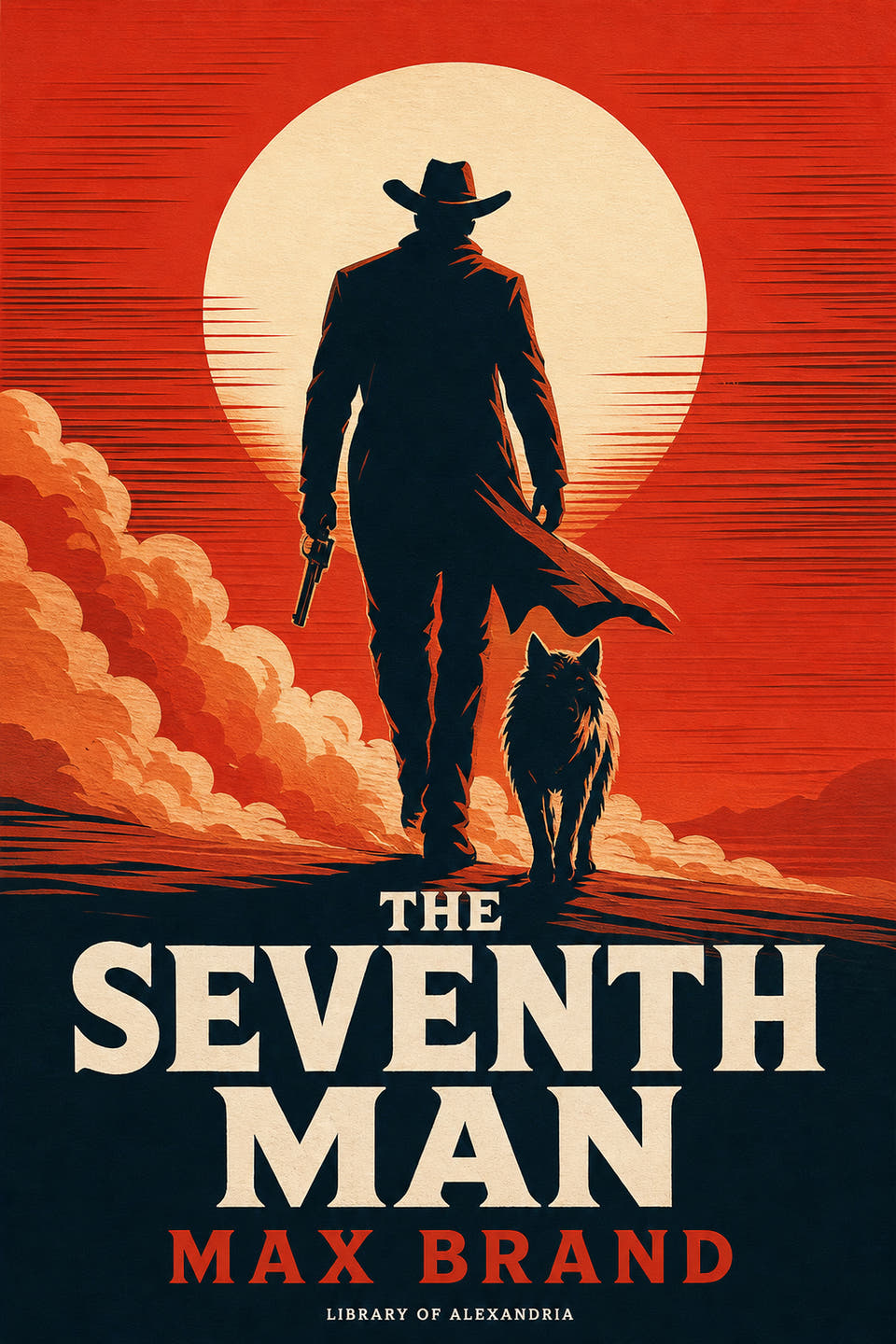 The Seventh Man by Max Brand, the cover