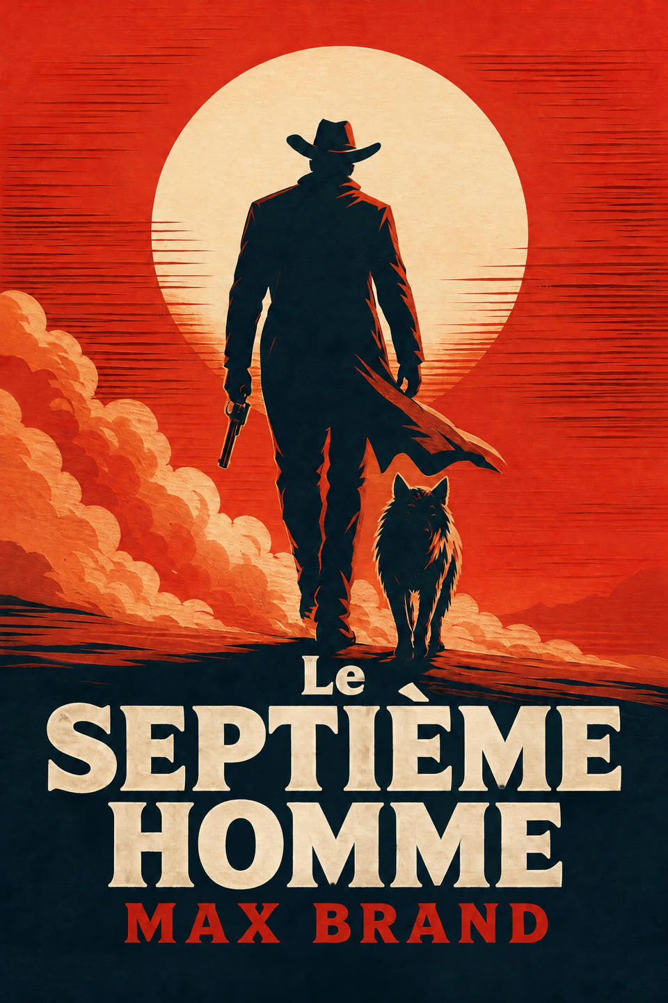 Le Septième Homme by Max Brand, the cover