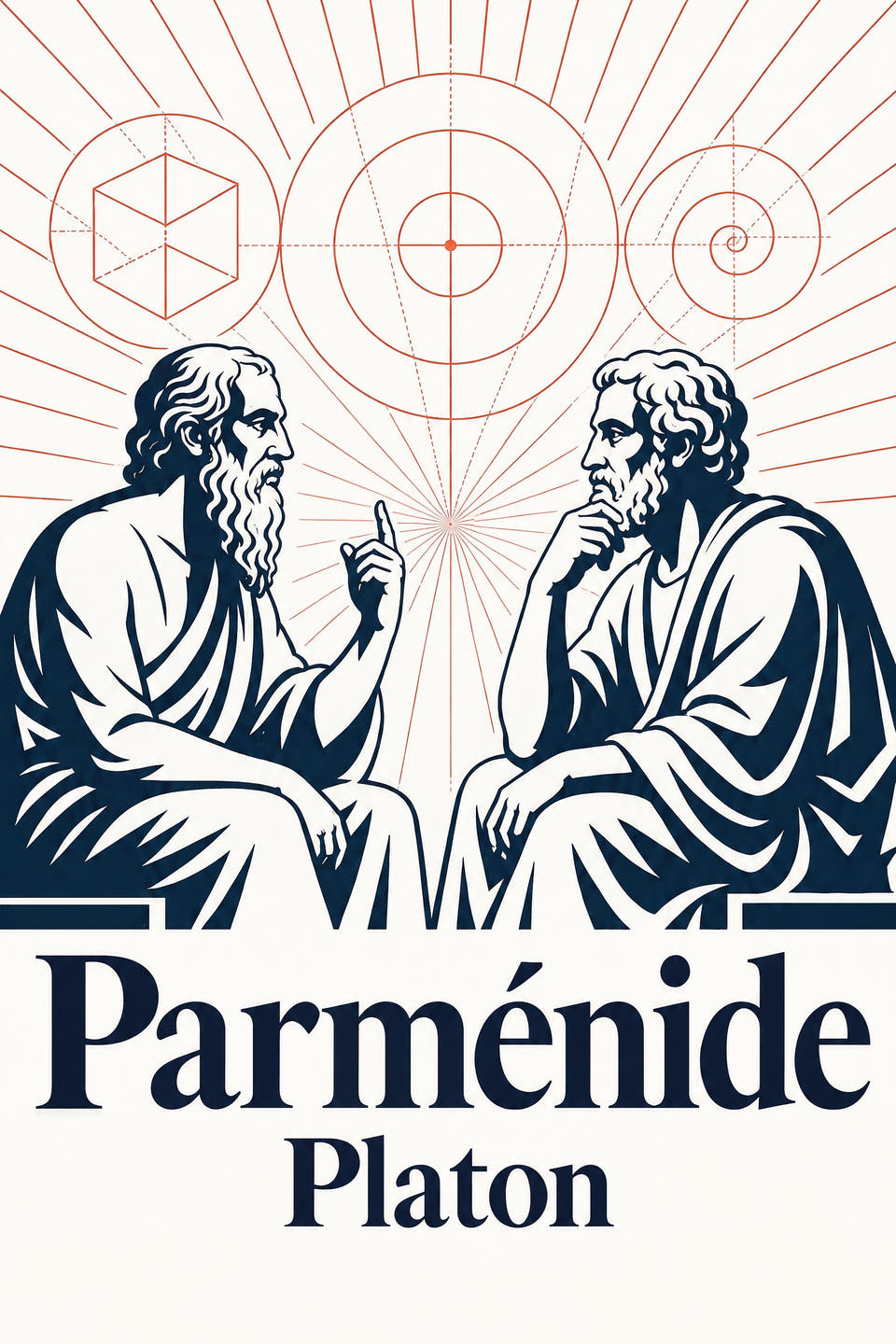 Parménide by Platon, the cover