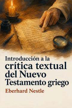 Introducción a la crítica textual del Nuevo Testamento griego, the cover of this edition