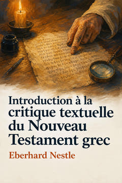 Introduction à la critique textuelle du Nouveau Testament grec, the cover of this edition