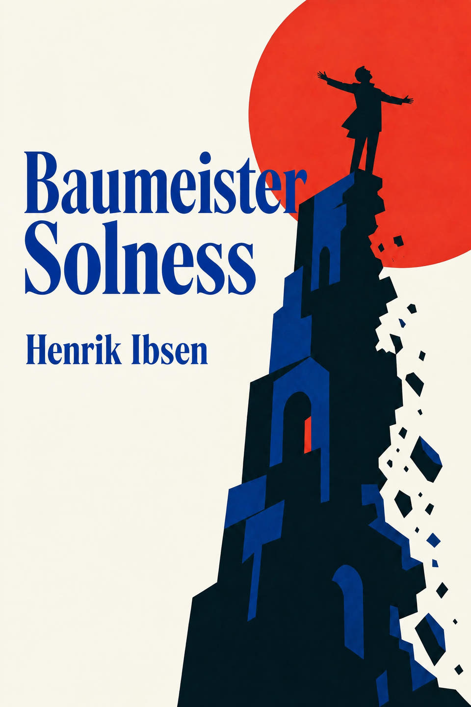 Baumeister Solness by Henrik Ibsen, the cover