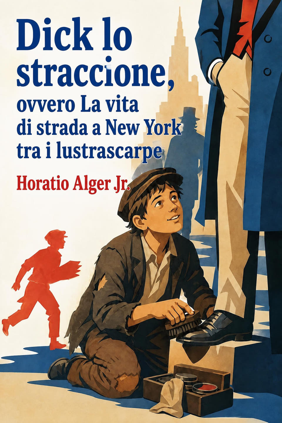 Dick lo straccione, ovvero La vita di strada a New York tra i lustrascarpe by Horatio Alger Jr., the cover