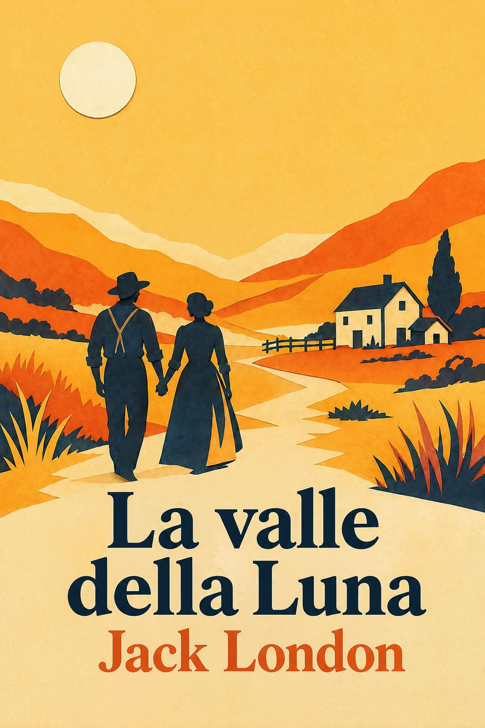 La valle della Luna by Jack London, the cover