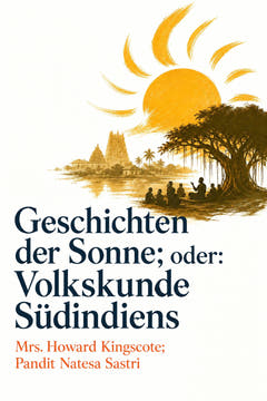 Geschichten der Sonne; oder: Volkskunde Südindiens, the cover of this edition