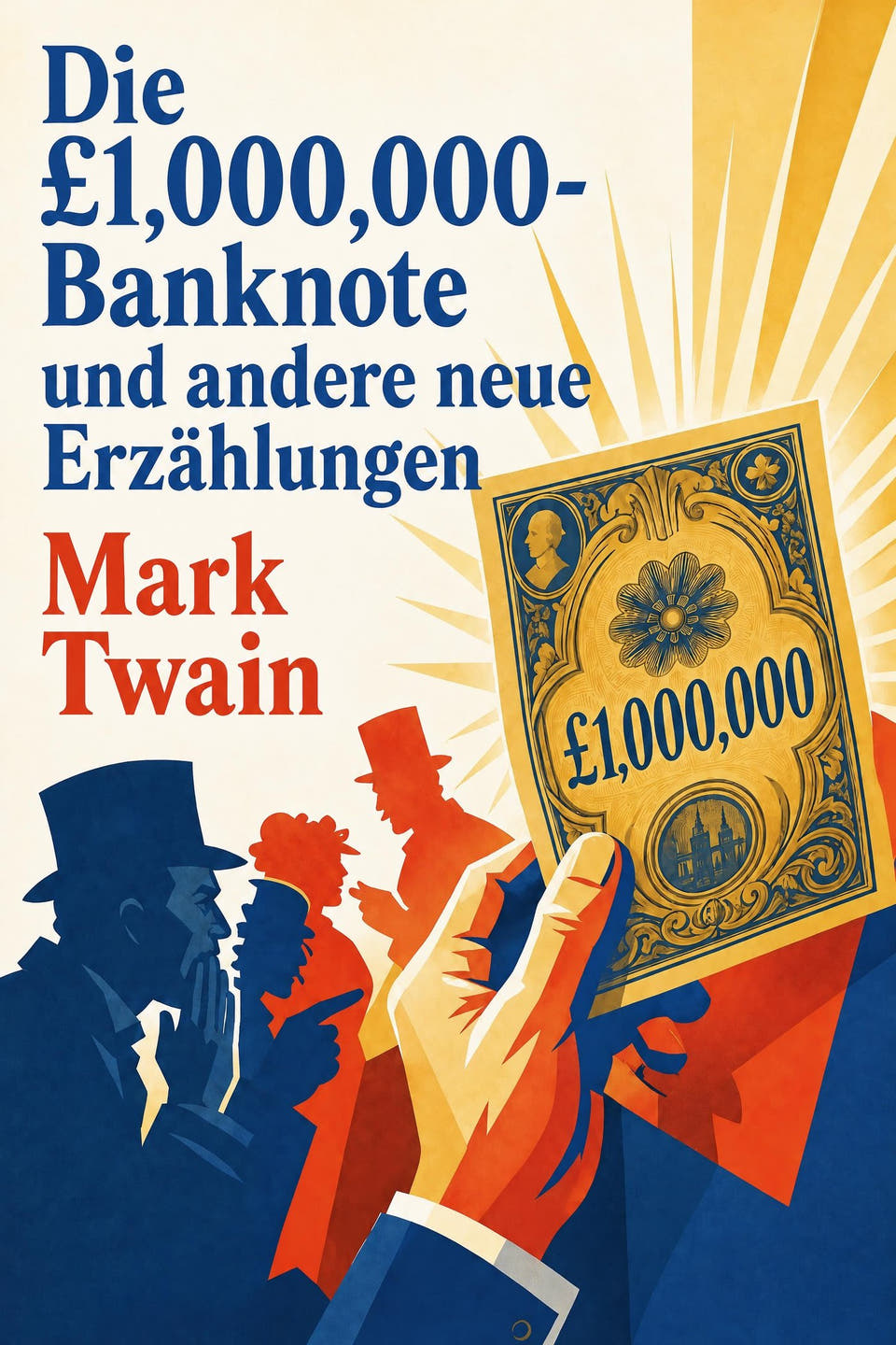 Die £1,000,000-Banknote und andere neue Erzählungen von Mark Twain, das Cover