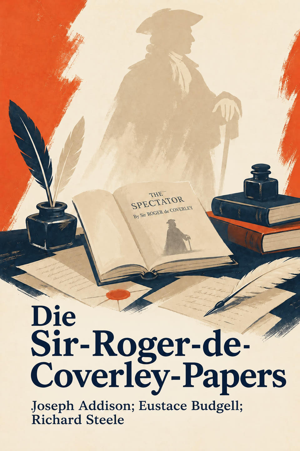 Die Sir-Roger-de-Coverley-Papers by Joseph Addison; Eustace Budgell; Richard Steele, the cover