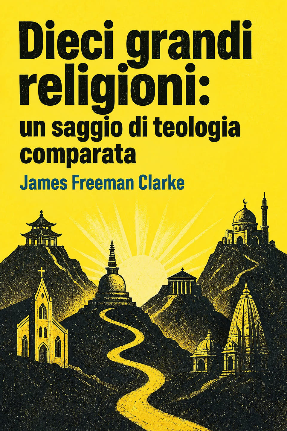 Dieci grandi religioni: un saggio di teologia comparata by James Freeman Clarke, the cover