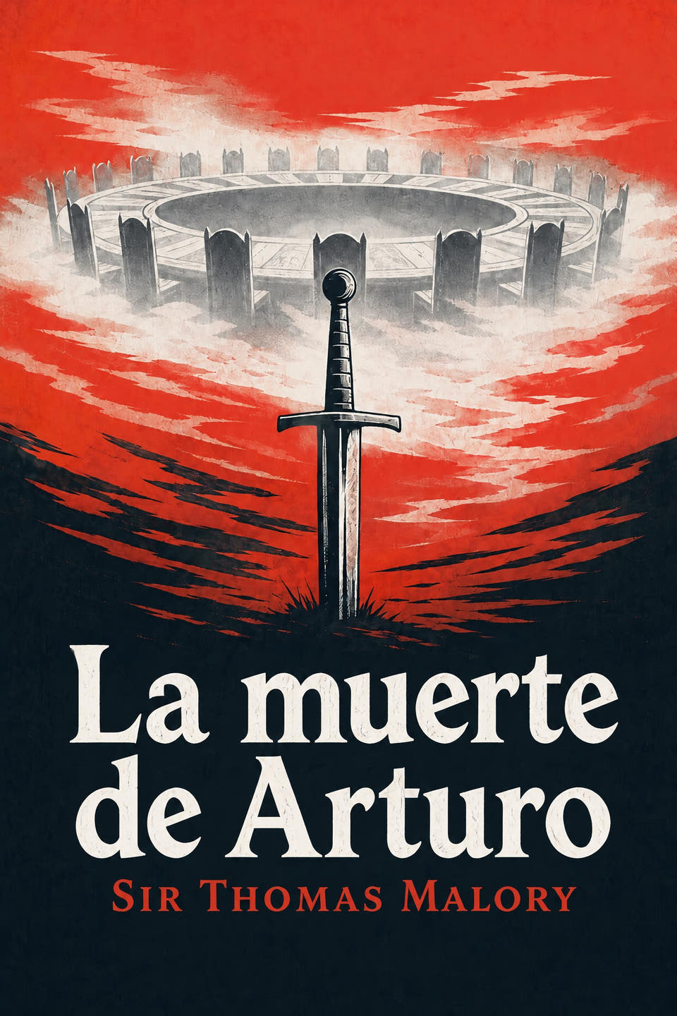 La muerte de Arturo by Sir Thomas Malory, the cover