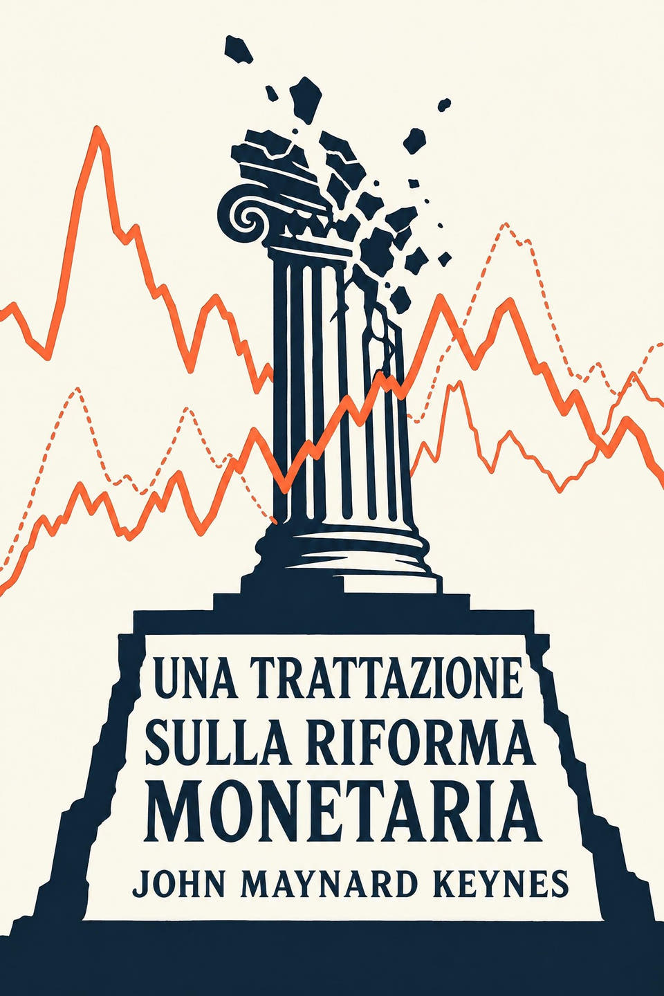Una trattazione sulla riforma monetaria by John Maynard Keynes, the cover