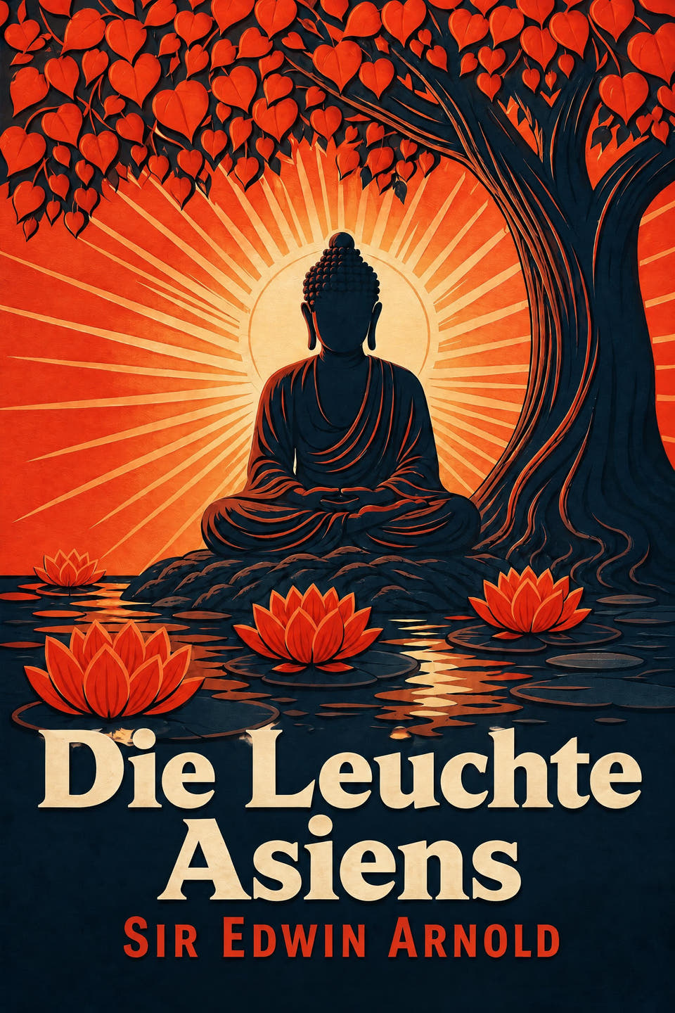 Die Leuchte Asiens by Sir Edwin Arnold, the cover