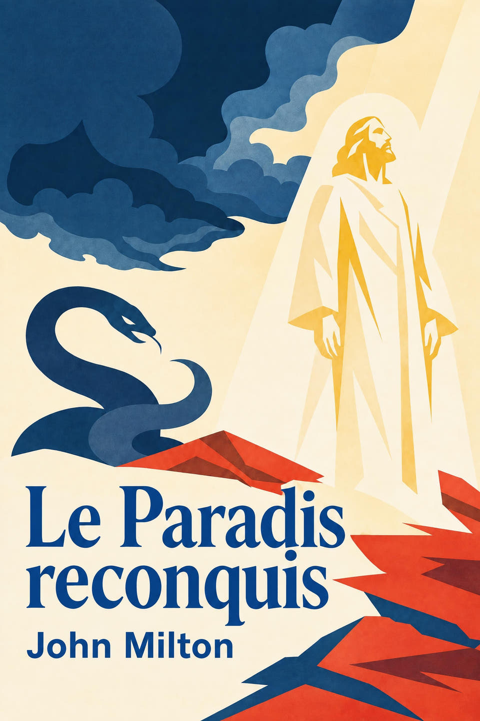 Le Paradis reconquis by John Milton, the cover