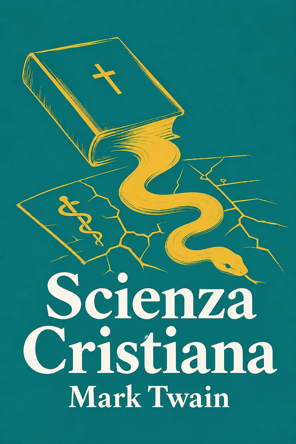 Scienza Cristiana by Mark Twain, the cover