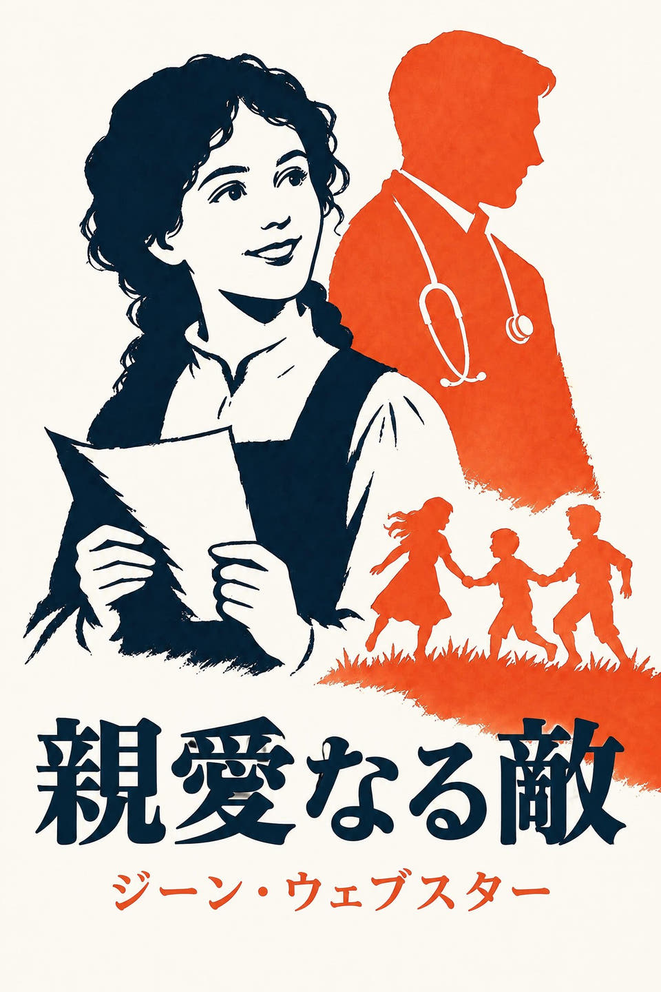 ジーン・ウェブスター著『『親愛なる敵』』の表紙