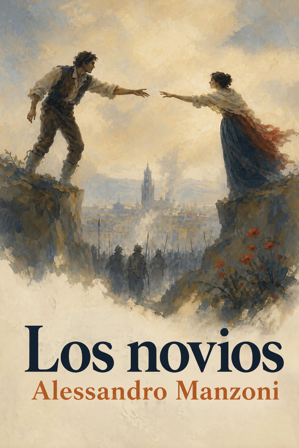 Los novios by Alessandro Manzoni, the cover