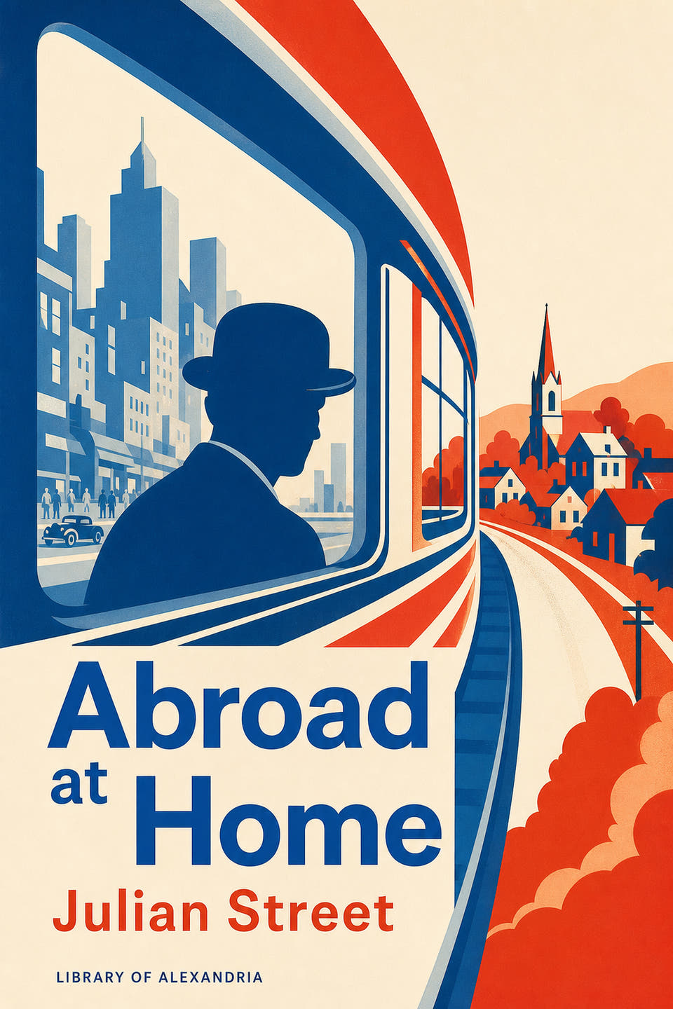 Abroad at Home by Julian Street, the cover