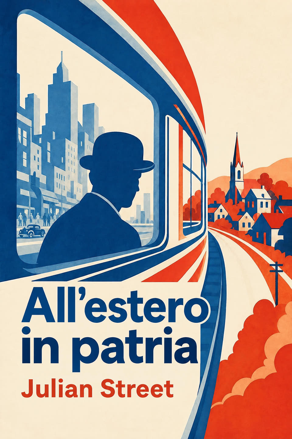 All’estero in patria by Julian Street, the cover
