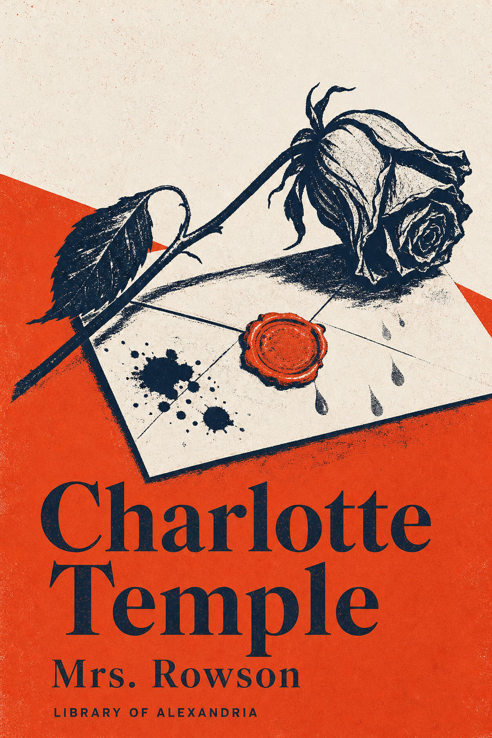 Charlotte Temple by Susanna Rowson, the cover