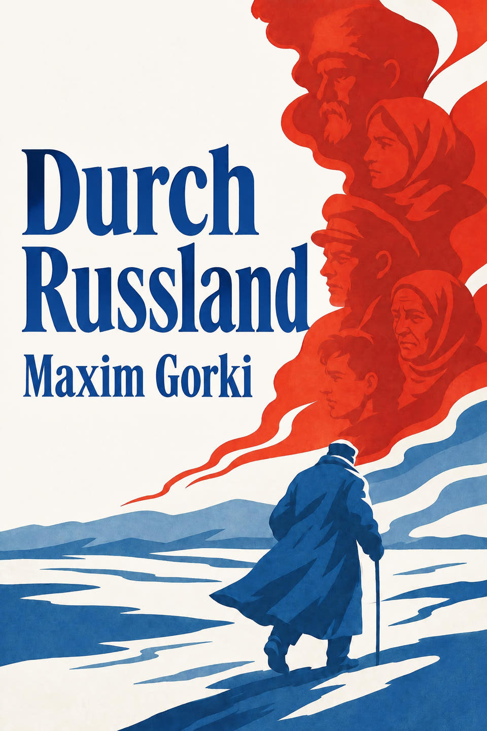 Durch Russland by Maxim Gorki, the cover