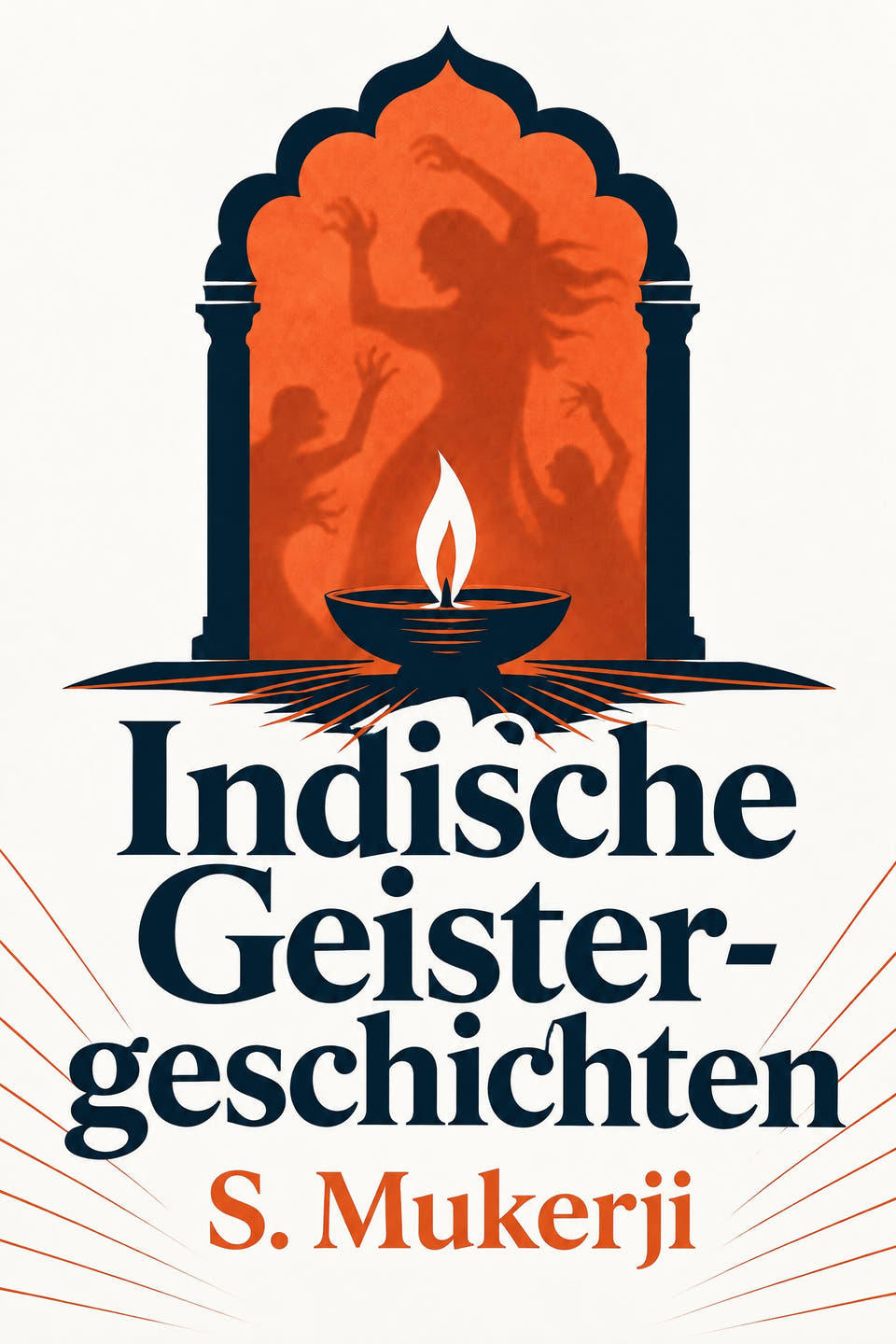 Indische Geistergeschichten by S. Mukerji, the cover