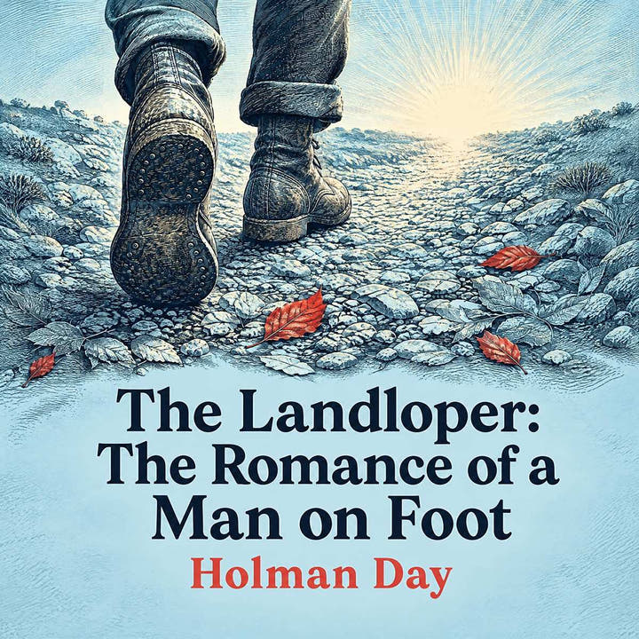 The Landloper: The Romance of a Man on Foot, the audiobook cover